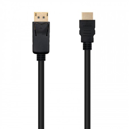 39292-Nanocable Cable conversor DISPLAYPORT a HDMI, DP/M - HDMI/M, Negro, 2.0 M