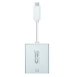 39303-Nanocable CONVERSOR USB-C A DISPLAYPORT, ALUMINIO, 15 CM