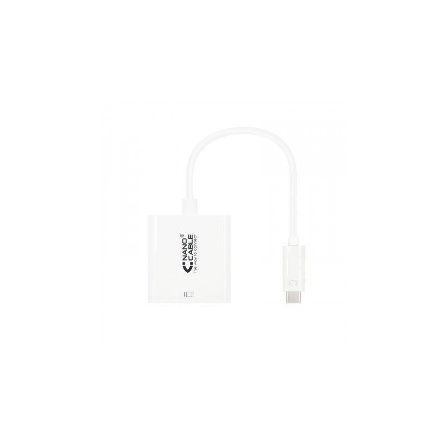 39307-Nanocable CONVERSOR USB-C A HDMI 4K, 15 CM