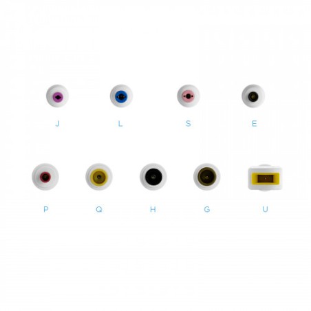 39330-TooQ Cargador automatico universal slim multi tension para portatil 100W con USB 2A y 9 conectores