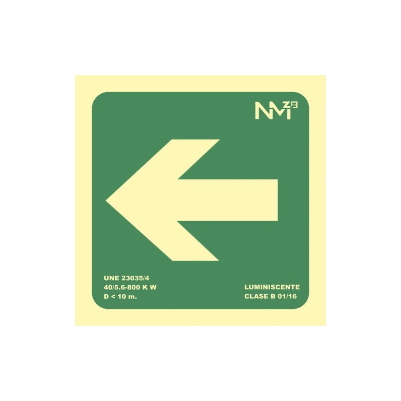 3935-SENAL "FLECHA IZQUIERDA" 224X224 PVC VERDE ARCHIVO 2000 6170-10HI VE 3935-SENAL "FLECHA IZQUIERDA" 224X224 PVC VERDE ARCHIVO 2000 6170-10HI VE