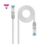 39359-Nanocable Cable de Red Cat.7 600MHZ LSZH SFTP PIMF AWG26, Gris, 7 m