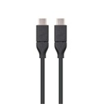 39422-Nanocable USB 3.1, 1m cable USB USB 3.2 Gen 2 (3.1 Gen 2) USB C Negro