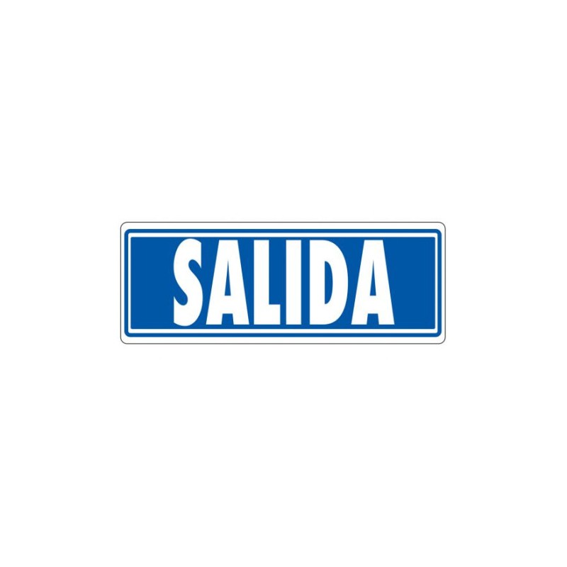 3945-SENAL "SALIDA (SIN INDICADOR)" 175X65 PVC GRIS ARCHIVO 2000 6177-07 GS 3945-SENAL "SALIDA (SIN INDICADOR)" 175X65 PVC GRIS ARCHIVO 2000 6177-07 GS