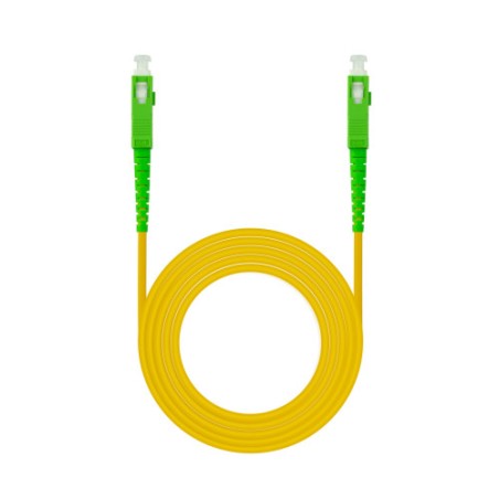 39460-Nanocable 10.20.0005 cable de fibra optica 5 m SC/APC G.657.A2 Amarillo