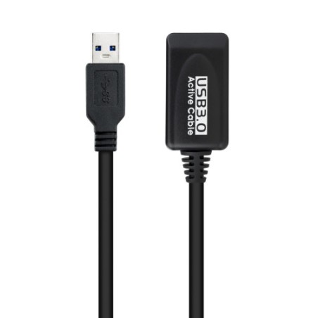 39479-Nanocable Cable USB 3.0 prolongador con amplificador, tipo A/M-A/H, 5m