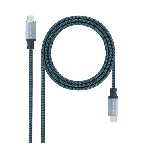 39486-NANOCABLE CABLE USB 3.1 GEN2 10GBPS 5A, 4K/60HZ, USB-C/M-USB