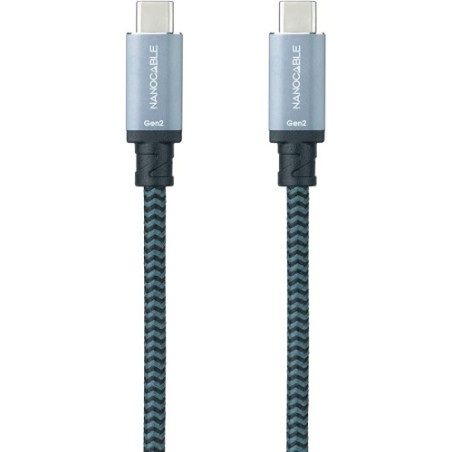 39489-NANOCABLE CABLE USB 3.1 GEN2 10GBPS 5A, 4K/60HZ, USB-C/M-USB
