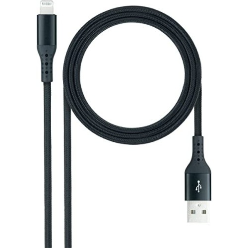39509-NANOCABLE CABLE LIGHTNING A USB 2.0, LIGHTNING/M -USB A/M, N