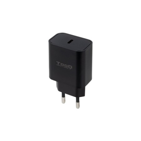 39571-TooQ Cargador de Pared USB-C PD20W, Negro