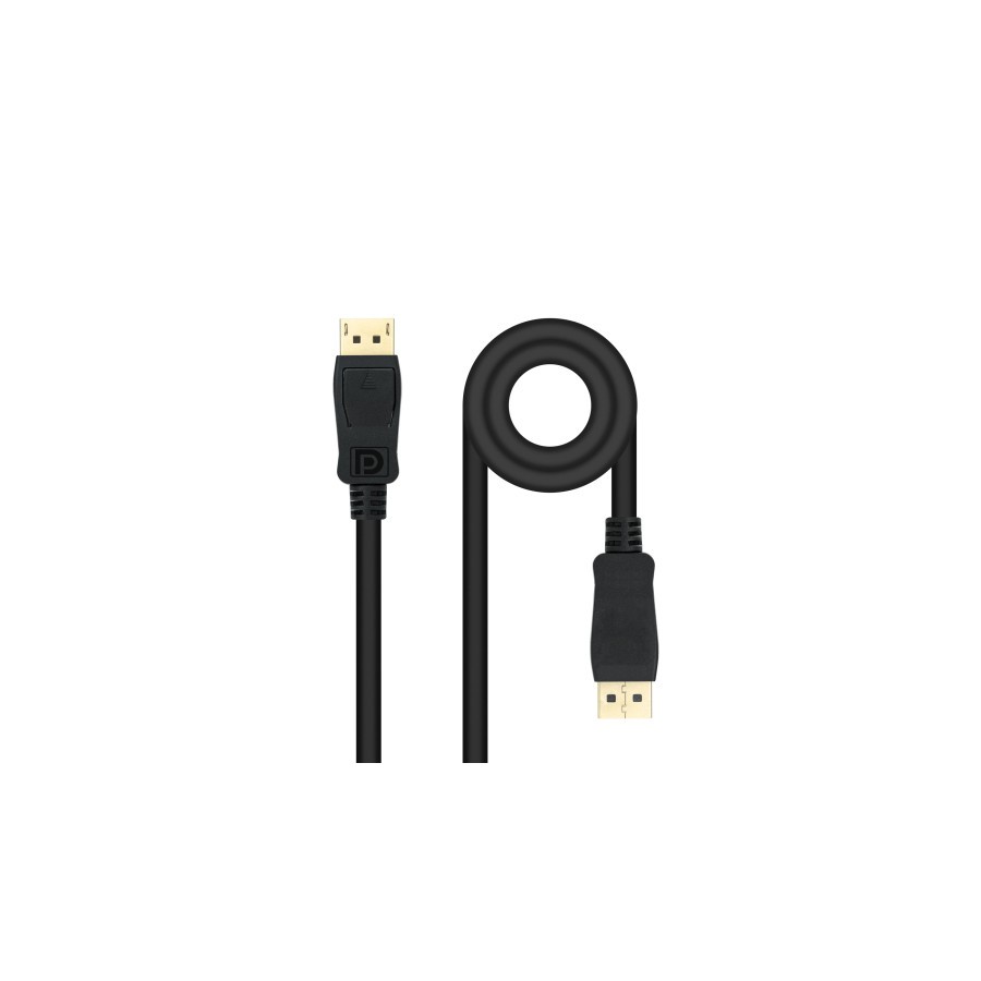 39579-Nanocable Cable DisplayPort 1.4, DP/M - DP/M, Negro, 3 m