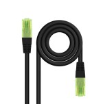 39617-Nanocable Cable de Red Latiguillo RJ45 CAT.6 UTP AWG26 CCA, Negro, 10 m
