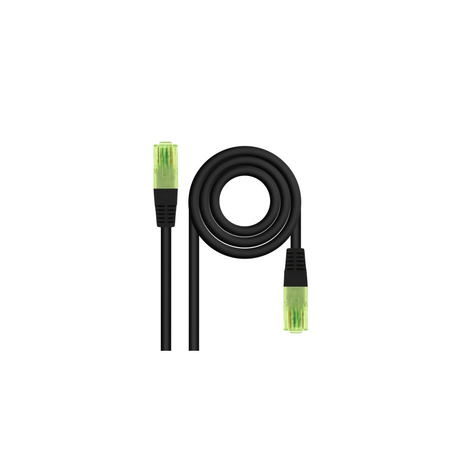 39625-NANOCABLE CABLE RED CAT.6 UTP AWG26 CCA, NEGRO, 30 M