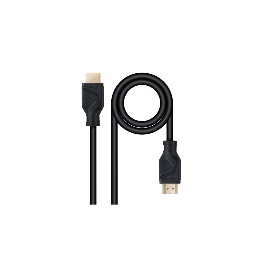 39639-Nanocable Cable HDMI V2.1 8K@60Hz 48Gbps CCS, A/M-A/M, Negro, 5 m