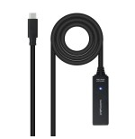 39654-Nanocable 10.01.1311 cable USB USB 3.2 Gen 1 (3.1 Gen 1) 5 m USB C Negro