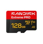 39677-SANDISK EXTREME PRO MICROSD UHS-I 128GB MICROSD 250MB/S(R) / 120MB/S(W)