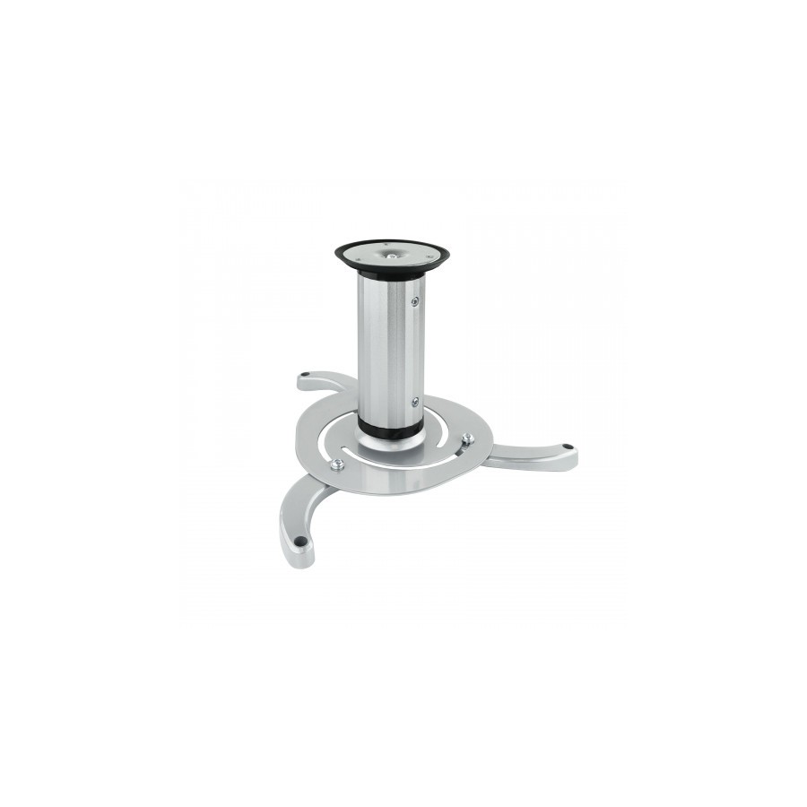 39687-TooQ SOPORTE UNIVERSAL DE TECHO GIRATORIO 360o PARA PROYECTOR PLATA