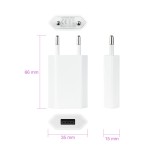 39717-NANOCABLE MINI CARGADOR USB PARA IPOD IPHONE 5V-1A