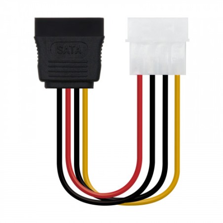 39720-Nanocable CABLE SATA ALIMENTACION 5.25"(MOLEX 4PIN)/M-SATA/H 16CM OEM