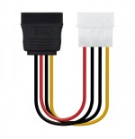 39720-Nanocable CABLE SATA ALIMENTACION 5.25"(MOLEX 4PIN)/M-SATA/H 16CM OEM