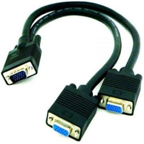 39740-NANOCABLE CABLE BIFURCADOR SVGA, HDB15/M-2XHDB15/H, 45 CM (10.15.2000)
