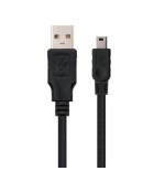 39763-Nanocable CABLE USB 2.0, TIPO A/M-MINI USB 5PIN/M, 1.0 M