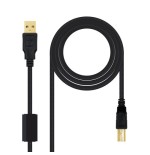 39774-Nanocable 10.01.1203 cable USB USB 2.0 3 m USB A USB B Negro