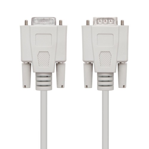 39786-NANOCABLE CABLE SERIE NULL MODEM, DB9/M-DB9/H, 6.0 M (10.14.0506)
