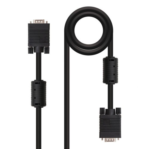 39790-NANOCABLE CABLE SVGA CON FERRITA, HDB15/M-HDB15/M, 1.0 M (10.15.0101)
