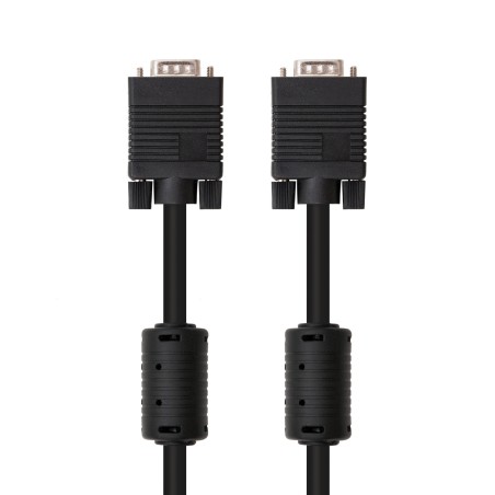 39794-NANOCABLE CABLE SVGA CON FERRITA, HDB15/M-HDB15/M, 50 M (10.15.0150)