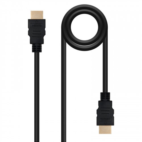 39814-Nanocable HDMI, 5m cable HDMI HDMI tipo A (Estandar) Negro