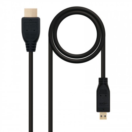 39822-Nanocable CABLE MICRO HDMI V1.4 (ALTA VELOCIDAD / HEC), A/M-D/M, 1.8 M