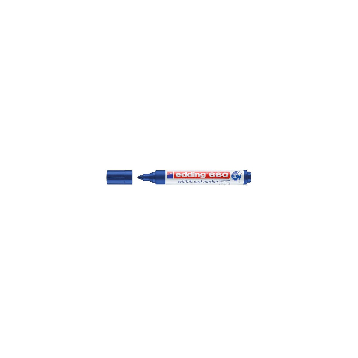 MARCADOR PIZARRA BLANCA 660 15 3MM AZUL EDDING 660 03