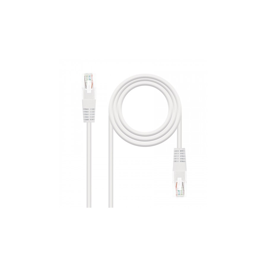 39874-Nanocable 10.20.0101-W cable de red 1 m Cat5e U/UTP (UTP) Blanco