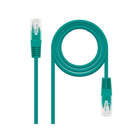 39914-NANOCABLE CABLE RED LATIGUILLO RJ45 CAT.6 UTP AWG24, VERDE, 2.0 M (10.20.0402-GR)