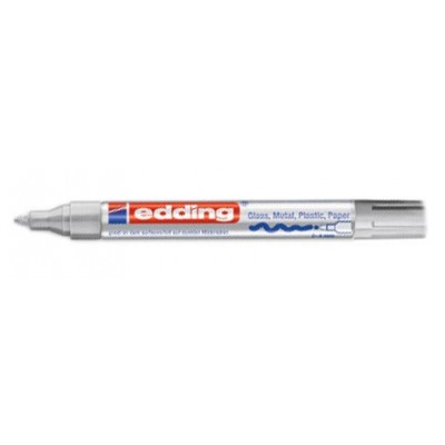 MARCADOR PERMANENTE 2 4MM 750 PLATA EDDING 750 54