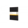 4023-LIBRETA CLASICA TAPA DURA NEGRA XL (19X25CM) RAYAS MOLESKINE QP090