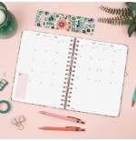 40344-AGENDA ESCOLAR 2025-2026 MONIQUILLA E10-155X212 SEMANA VISTA HORIZONTAL DALIA+ FINOCAM 646010326