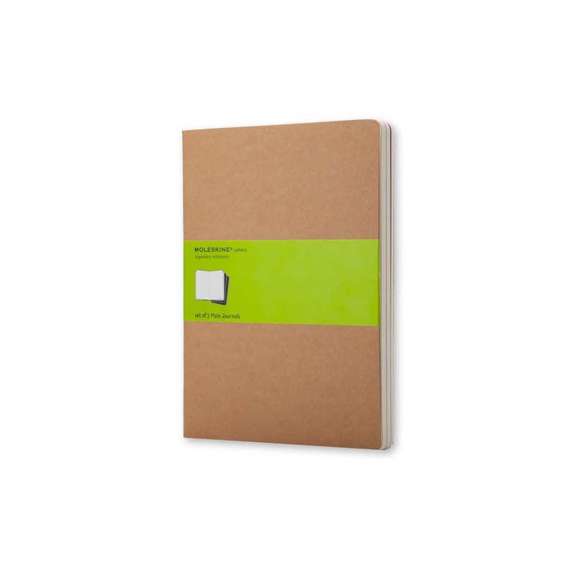 4035-SET DE 3 LIBRETAS CAHIER MARRON KRAFT XL (19X25CM) LISAS MOLESKINE QP423 4035-SET DE 3 LIBRETAS CAHIER MARRON KRAFT XL (19X25CM) LISAS MOLESKINE QP423