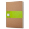 4035-SET DE 3 LIBRETAS CAHIER MARRON KRAFT XL (19X25CM) LISAS MOLESKINE QP423