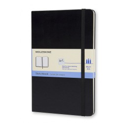 4039-CUADERNO DE BOCETOS NEGRO L (13X21CM) MOLESKINE ARTQP063