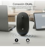 40443-SUBBLIM Raton Business Plus Silencioso inalambrico 2.4G 1200 DPI