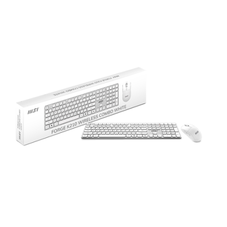 40465-TECLADO + RATON MSI FORGE K210 W COMBO WHITE ES