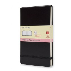 4047-ALBUM DE ACUARELA NEGRO L (13X21CM) MOLESKINE ARTMM804