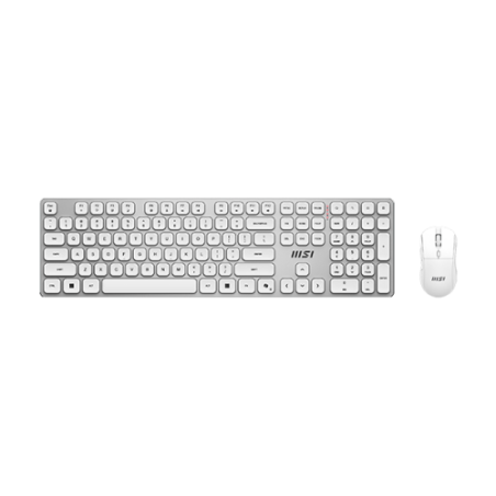 40477-TECLADO + RATON MSI FORGE K210 W COMBO WHITE ES