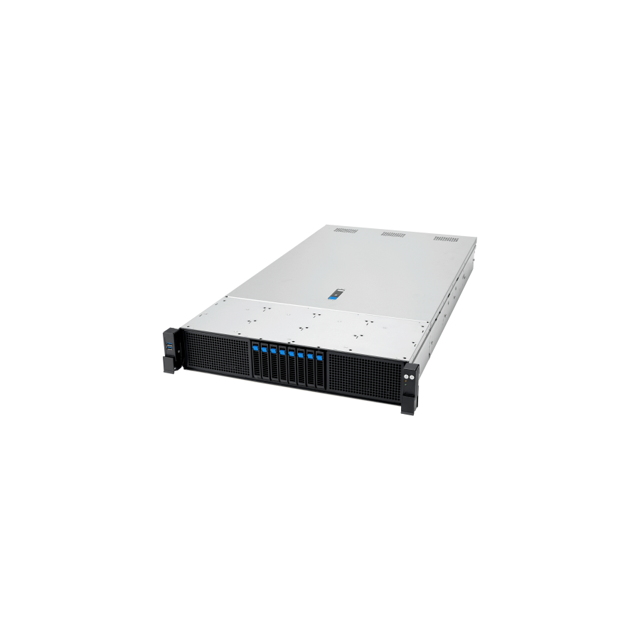 40478-ASUS RS720A-E13-RS8G Socket SP5 Bastidor (2U) Negro, Plata