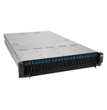 40486-ASUS RS521A-E12-RS24U Socket SP5 Bastidor (2U) Negro, Plata