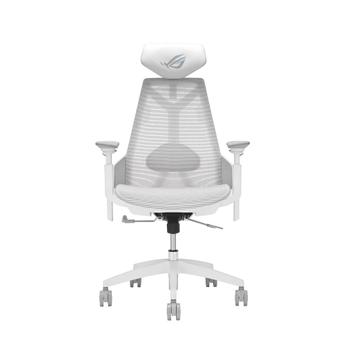 40507-ASUS ROG Destrier Ergo Core White Silla para videojuegos de PC Asiento de malla Blanco