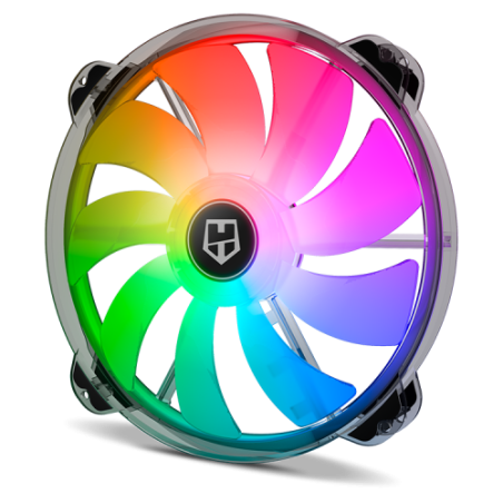 40545-NOX X200-FAN Carcasa del ordenador Ventilador 20 cm Translucido 1 pieza(s)