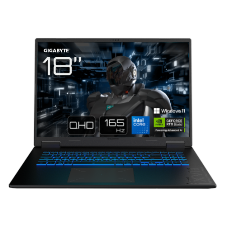 40577-GIGABYTE PORTATIL GAMING A18 PRO DXJG3ESBC4SH,INTEL RPL-R CORE 7 240H,32GB DDR5,SSD 1TB,18" QHD+ 165HZ,RTX5070TI/1